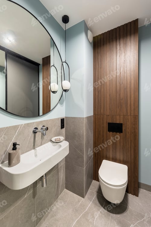 Preview: Modern bright bathroom