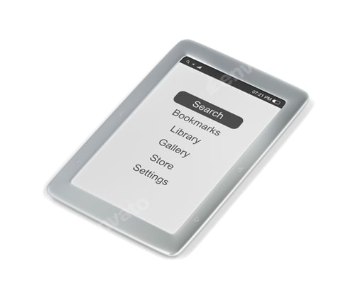 Preview: Silver e-book reader