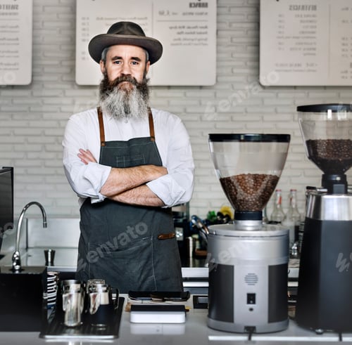 Preview: Coffee Cafe Professional Steam Uniform Appliance Concept