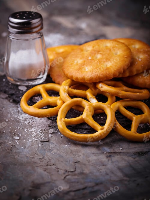 Preview: Salted snacks pretzel and cracker