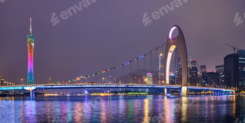 Preview: Guangzhou skyline. Guangzhou, China