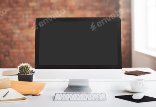 Preview: Mockup Copy Space Blank Screen Concept