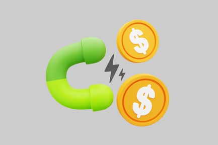 Preview: Attracting Wealth: Magnet & Dollar Coins