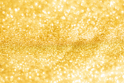 Preview: Gold glitter defocused texture background. gold christmas abstract background