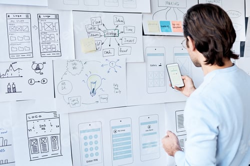 Creating design for smartphone users