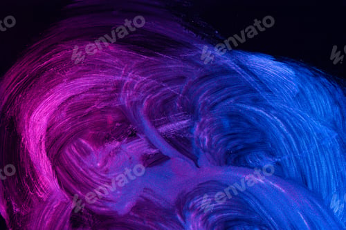 Preview: Smears of neon paint