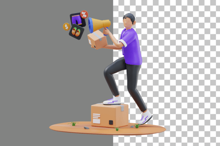 Preview: Product Marketing 3D Illustration