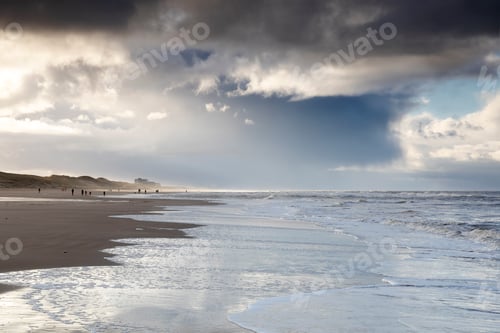 Preview: beautiful view on north sea beach