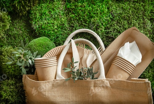 Preview: Eco-friendly, stylish, disposable, convenient, beautiful recyclable tableware.