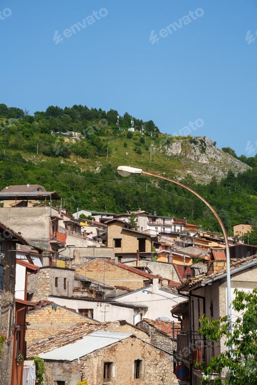 Preview: Celano, historic town in Abruzzo, Italy