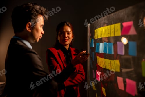 Preview: They are discussing ideas and collaborating on a project