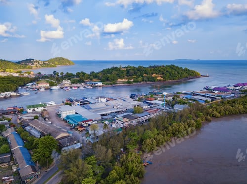Preview: Sea, beach for travel background, Thailand. Nature landscape.