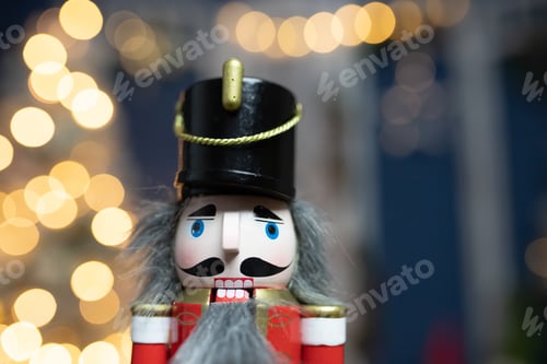 Preview: Nutcracker with holiday lighting background