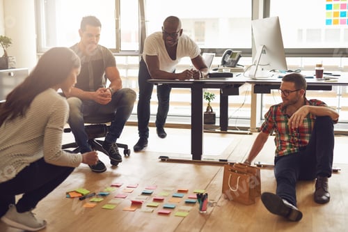 Preview: The entrepreneurs sitting in office and planning