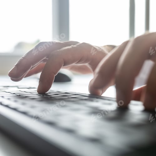 Preview: Typing on computer keyboard