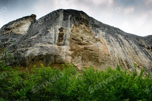 Preview: Cave city Kachi Kalon in Bakhchisarai in the Republic of Crimea, Russia. Beautiful Crimean landscape