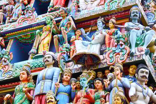 Preview: Statue on hindu temple