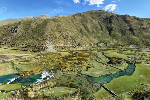 Preview: Clear waters of Cañete river near Vilca villag, Peru