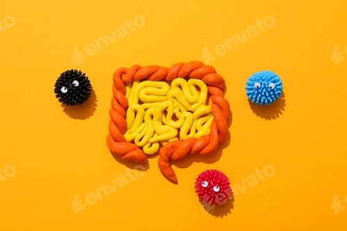 Preview: Concept of health care, stomach and intestinal problems