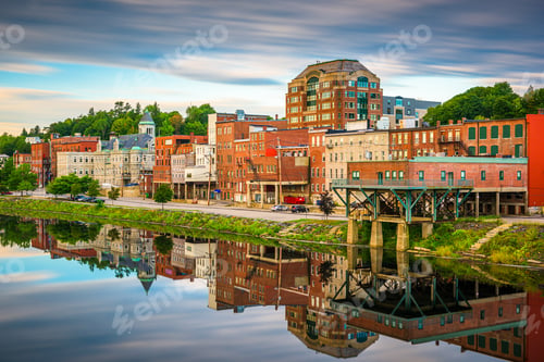 Preview: Augusta, Maine, USA Skyline