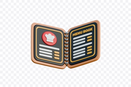 Aperçu: Livre de menus de restaurant