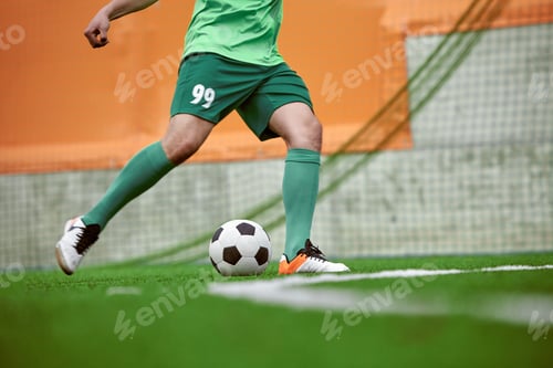 Preview: The Legs Of Soccer Football Player