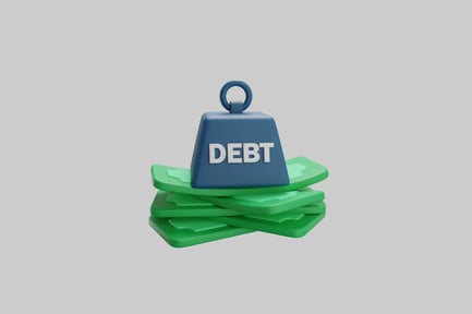 Preview: Debt weight on money stack