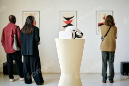 Preview: Observing Art Exhibits in Modern Art Gallery