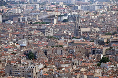 Preview: Panoramic city view of Marseille, France