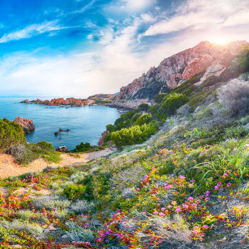 Preview: Fabulous view of popular travel destination Costa Paradiso.