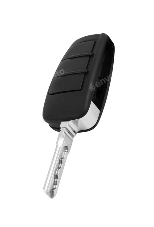 Preview: car key isolated on white