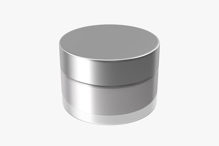 Preview: Cosmetic Cream Jar with Lid