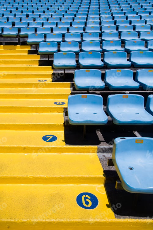 Preview: Detail of the football stadium