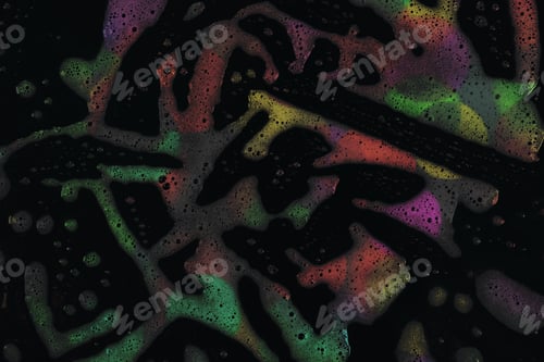 Preview: Drops- Liquid Foam. Fluid Aqua- Pattern Nature. Background- Cleansing Wash. Shampoo Bubbles- Soapy