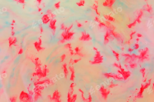 Preview: Abstract Multicolored Background, Pastel Pattern, Multicolored Paint In Liquid, Stains On Milk