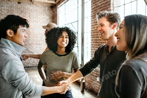 Preview: Group of people communicating