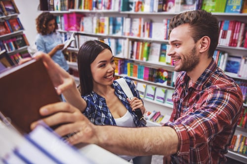 Preview: Young people at the book shop