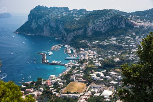 Preview: Aerial view of Capri Island