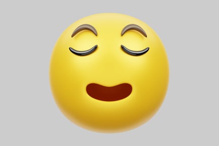 Preview: Smiling face emoticon character