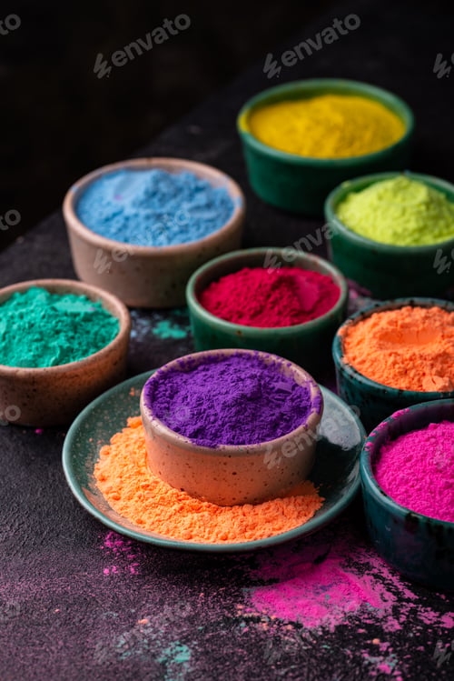 Preview: Gulal colors for Indian Holi festival