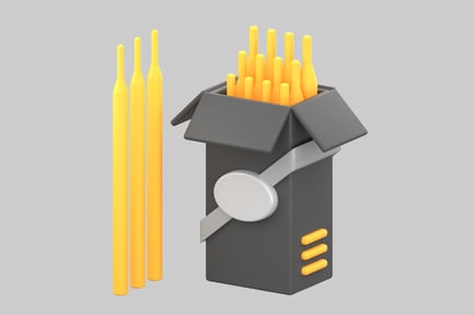 Preview: Welding rods packaged in a box