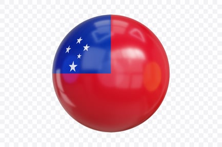 Preview: 3D Samoa Flag