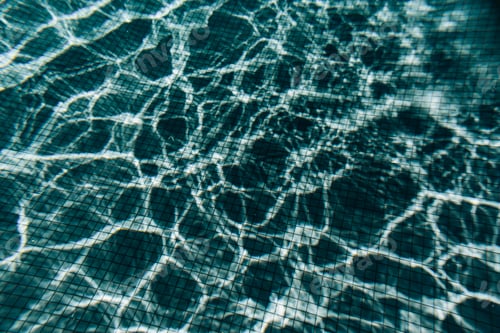 Preview: Water with light refractions in a swimming pool