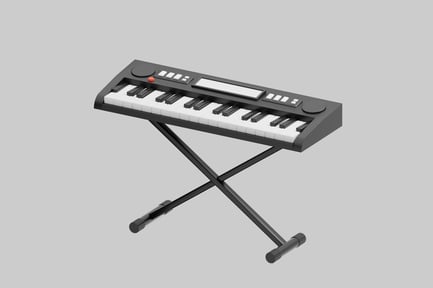 Preview: Portable keyboard with stand