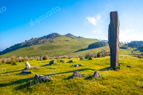 Preview: A prehistoric dolmen on top of Monte Adarra in Urnieta, near San Sebastian