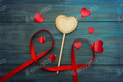 Preview: Heart with place for text