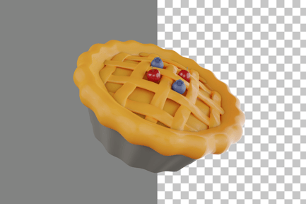 Preview: Pie Cake 3D Icon
