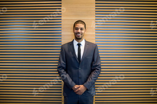 Preview: Handsome black businessman