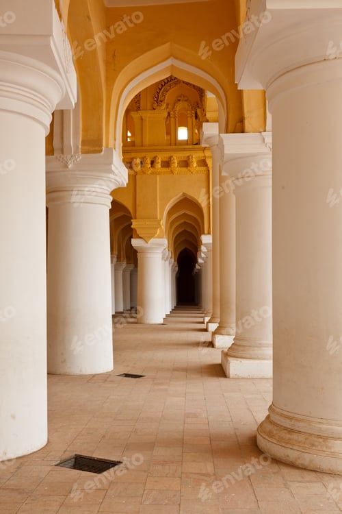 Preview: Tirumalai Nayal Palace. Madurai, Tamil Nadu, India