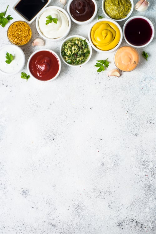 Preview: Sauce set assortment - mayonnaise, mustard, ketchup and others o